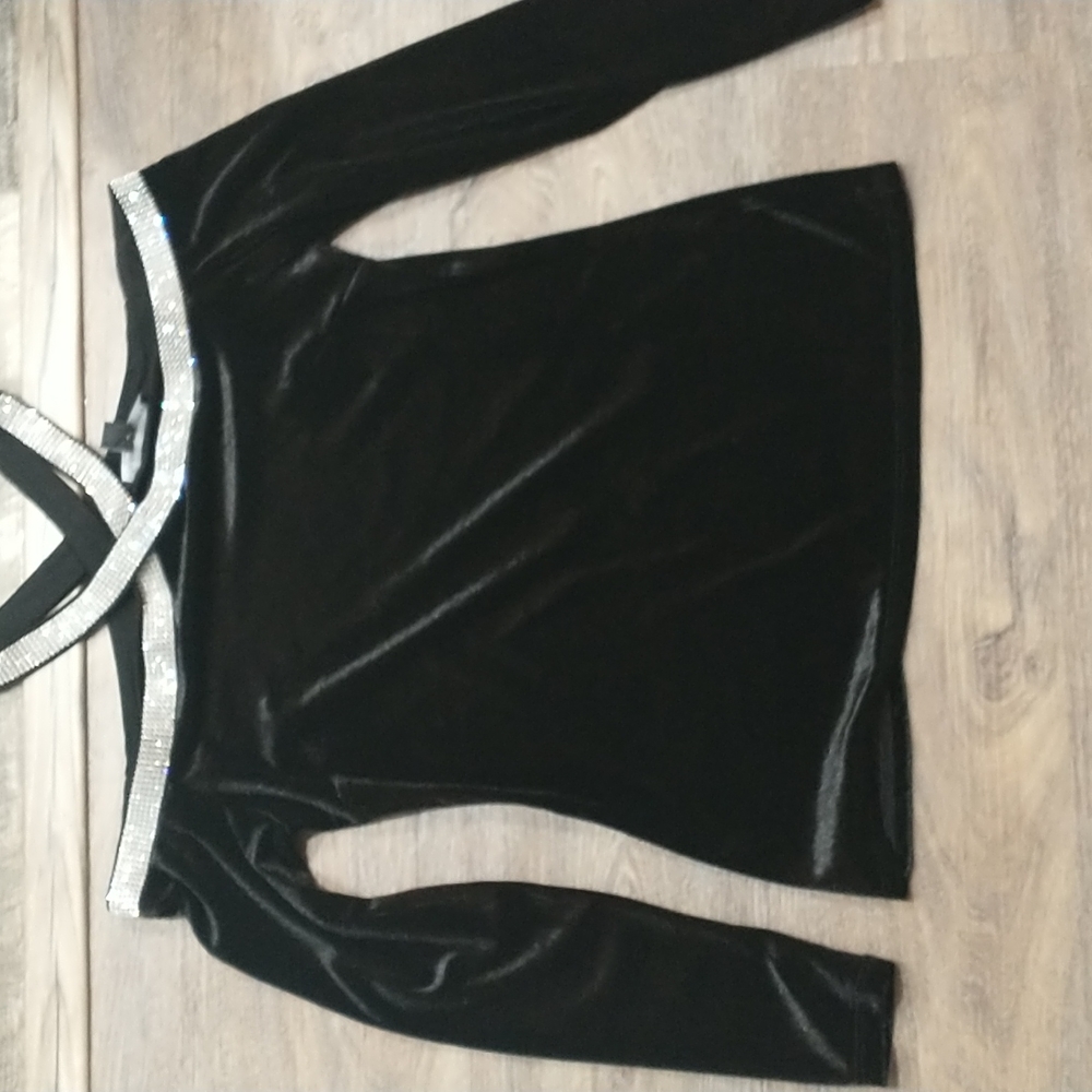 Boston proper black blouse